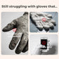 Gants tactiques imperméables tactiles pour homme