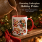 🎄 Limited-Time 50% Off ✨ Cozy Holiday Ceramic Mug — Festive Red Handle & Snowman Print ☕