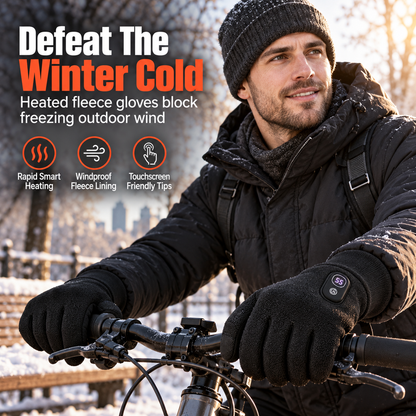 Gants chauffants pour hommes et femmes – gants d'hiver chauffants avec fonction tactile, pour la moto, le ski et les sports de plein air