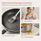 Louche à soupe en silicone translucide épaisse pour ustensiles de cuisine antiadhésifs – Cuillère de cuisine