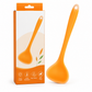 Louche à soupe en silicone translucide épaisse pour ustensiles de cuisine antiadhésifs – Cuillère de cuisine