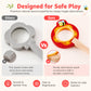 Wooden Cartoon Magnifying Glass Toy for Kids
