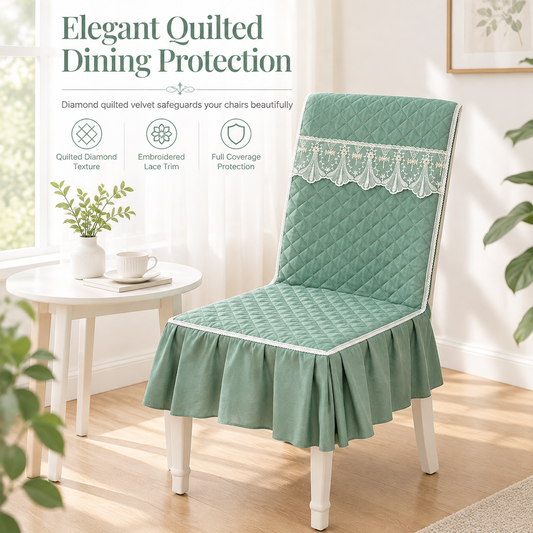 Housse universelle pour chaise de salle à manger (assise et dossier)