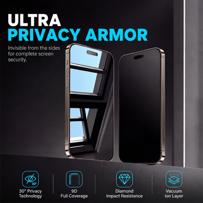 🔥50 % DE RÉDUCTION !!📢📱 Film de protection en verre trempé pour la confidentialité – Élimination automatique de la poussière et protection anti-regards indiscrets ✨