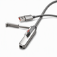 Support pliable 2-en-1 avec câble tressé Type-C à chargement rapide de 240 W