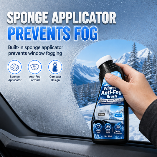 Pâte anti-buée et antigel pour vitres de voiture – Crème anti-buée et anti-condensation pour l'hiver, destinée au pare-brise et au rétroviseur