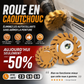Disque abrasif en caoutchouc pour racloir à caoutchouc